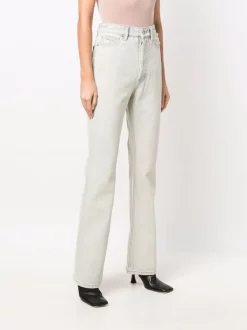 12 STOREEZ Jean Droit à Coupe Longue Femme -12 STOREEZ Soldes Magasin 17313116 36049364 600