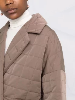 12 STOREEZ Doudoune à Boutonnière Croisée COFFEE -12 STOREEZ Soldes Magasin 17313475 37132585 600