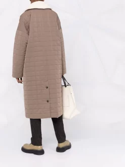 12 STOREEZ Doudoune à Boutonnière Croisée COFFEE -12 STOREEZ Soldes Magasin 17313475 37133381 600