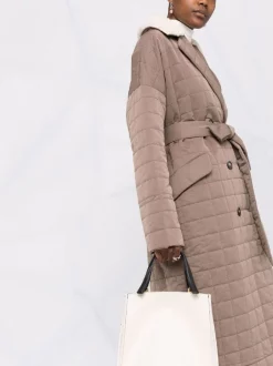 12 STOREEZ Doudoune à Boutonnière Croisée COFFEE -12 STOREEZ Soldes Magasin 17313475 37133383 600