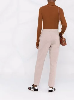 12 STOREEZ Pantalon Fuselé à Taille élastique BEIGE -12 STOREEZ Soldes Magasin 17313477 36960936 600