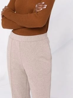 12 STOREEZ Pantalon Fuselé à Taille élastique BEIGE -12 STOREEZ Soldes Magasin 17313477 36960940 600