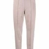 12 STOREEZ Pantalon Fuselé à Taille élastique BEIGE