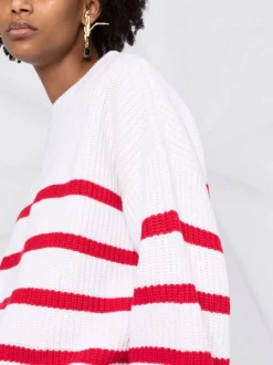 12 STOREEZ Pull Oversize à Rayures IVORY -12 STOREEZ Soldes Magasin 17313478 36960661 600