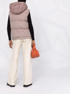 12 STOREEZ Débardeur à Design Matelassé Light Coffee Melange -12 STOREEZ Soldes Magasin 17314305 36901841 600