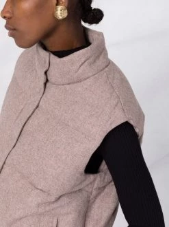 12 STOREEZ Débardeur à Design Matelassé Light Coffee Melange -12 STOREEZ Soldes Magasin 17314305 36903334 600