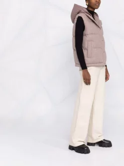 12 STOREEZ Débardeur à Design Matelassé Light Coffee Melange -12 STOREEZ Soldes Magasin 17314305 36904080 600