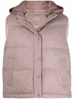 12 STOREEZ Débardeur à Design Matelassé Light Coffee Melange