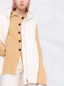 12 STOREEZ IVORY Gilet Matelassé à Capuche Femme -12 STOREEZ Soldes Magasin 17314307 36904024 600