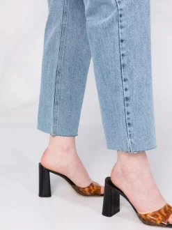 12 STOREEZ Jean Droit à Bords Francs Femme -12 STOREEZ Soldes Magasin 17314311 37264834 600