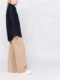 12 STOREEZ INDIGO Chemise En Jean à Manches Longues Femme -12 STOREEZ Soldes Magasin 17314315 37247964 600