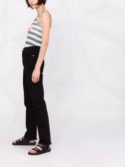 12 STOREEZ BLACK Jean à Coupe Droite Femme -12 STOREEZ Soldes Magasin 17314328 37248757 600