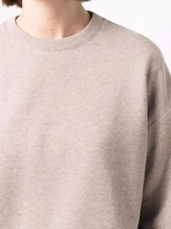 12 STOREEZ Sweat à épaules Tombantes Beige Melange -12 STOREEZ Soldes Magasin 17379672 36377495 600