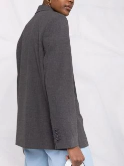 12 STOREEZ Blazer Croisé à Revers Pointus Femme -12 STOREEZ Soldes Magasin 17379742 37041530 600