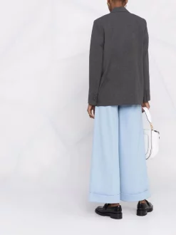 12 STOREEZ Blazer Croisé à Revers Pointus Femme -12 STOREEZ Soldes Magasin 17379742 37041554 600