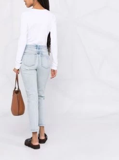 12 STOREEZ T-shirt à Col Tunisien WHITE -12 STOREEZ Soldes Magasin 17379749 37055113 600