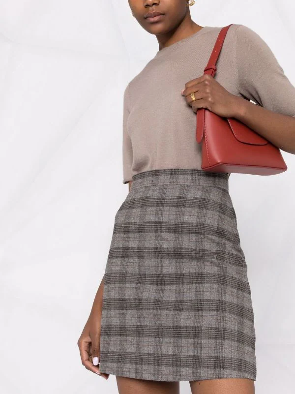 12 STOREEZ Jupe évasée à Carreaux MULTICOLOUR 5 12 STOREEZ Jupe évasée à Carreaux MULTICOLOUR – Image 5