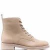 12 STOREEZ Bottines 35 Mm En Cuir BEIGE