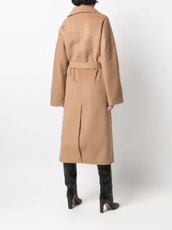 12 STOREEZ Manteau Oversize à Taille Ceinturée CAMEL -12 STOREEZ Soldes Magasin 17380034 36409790 600