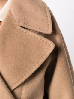 12 STOREEZ Manteau Oversize à Taille Ceinturée CAMEL -12 STOREEZ Soldes Magasin 17380034 36410431 600