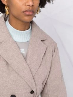 12 STOREEZ Doudoune à Boutonnière Croisée COFFEE WITH MILK -12 STOREEZ Soldes Magasin 17400528 36866302 600