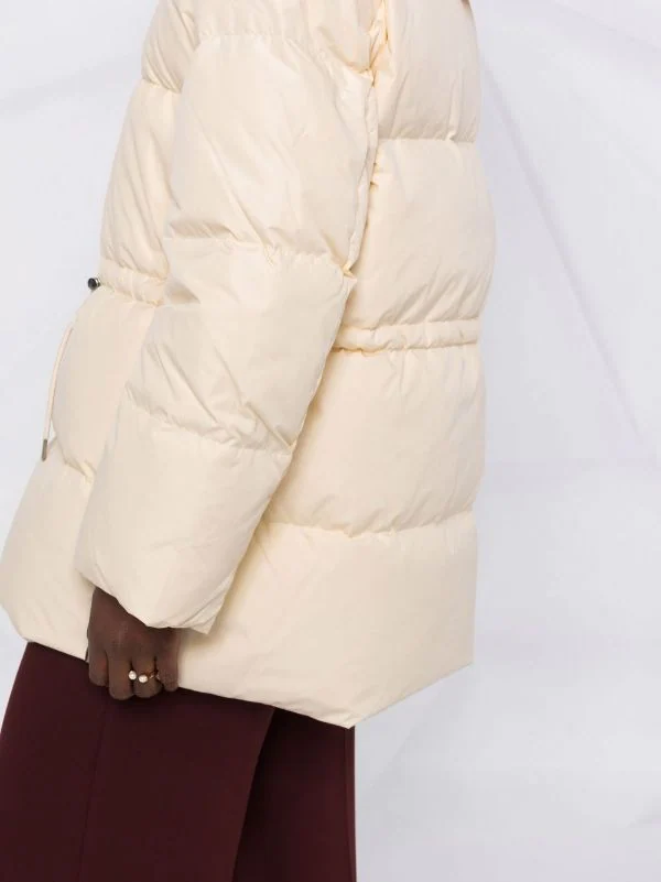 12 STOREEZ Doudoune à Lien De Resserrage Femme 3 12 STOREEZ Doudoune à Lien De Resserrage Femme – Image 3