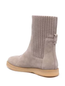 12 STOREEZ BEIGE Bottines Chelsea Bi-matières Femme -12 STOREEZ Soldes Magasin 17443998 36636773 600