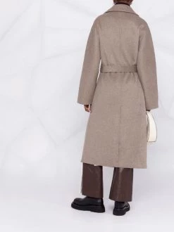 12 STOREEZ COFFEE Manteau Croisé à Taille Ceinturée Femme -12 STOREEZ Soldes Magasin 17443999 36675810 600