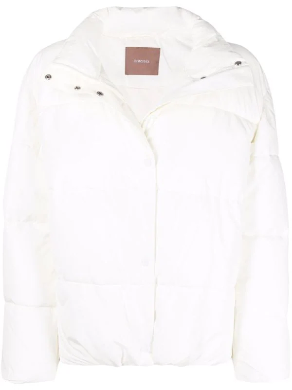 12 STOREEZ Doudoune à Col Montant Femme 1 12 STOREEZ Doudoune à Col Montant Femme