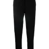 12 STOREEZ BLACK Pantalon De Jogging à Taille à Lien De Resserrage Femme