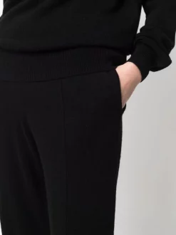 12 STOREEZ BLACK Pantalon De Jogging à Taille à Lien De Resserrage Femme -12 STOREEZ Soldes Magasin 17445418 37138413 600