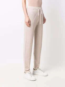 12 STOREEZ Pantalon De Jogging à Taille à Lien De Resserrage LIGHT BEIGE -12 STOREEZ Soldes Magasin 17445419 37136946 600