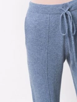 12 STOREEZ Pantalon De Jogging En Maille à Lien De Resserrage Grey Blue -12 STOREEZ Soldes Magasin 17445426 37138481 600
