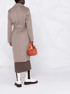 12 STOREEZ Manteau En Laine à Taille Ceinturée Femme -12 STOREEZ Soldes Magasin 17445429 36674652 600