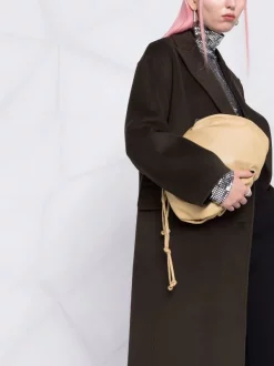 12 STOREEZ DARK KHAKI Manteau Croisé En Laine Mélangée Femme -12 STOREEZ Soldes Magasin 17446000 36701238 600