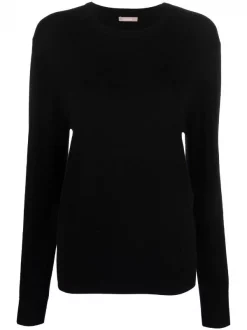 12 STOREEZ Pull En Laine Mélangée à Col Rond Femme