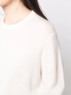 12 STOREEZ Pull En Cachemire à Col Rond IVORY -12 STOREEZ Soldes Magasin 17446009 37139485 600