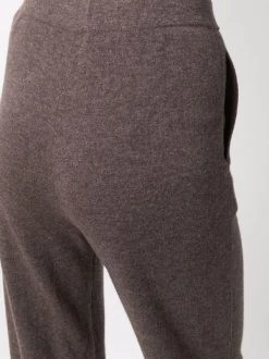 12 STOREEZ Pantalon à Détails De Coutures COFFEE -12 STOREEZ Soldes Magasin 17446013 37136855 600