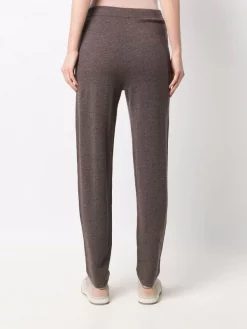 12 STOREEZ Pantalon à Détails De Coutures COFFEE -12 STOREEZ Soldes Magasin 17446013 37138396 600