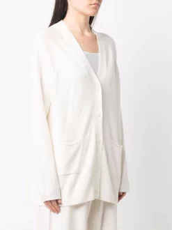 12 STOREEZ IVORY Cardigan Oversize En Cachemire Mélangé Femme -12 STOREEZ Soldes Magasin 17446020 37136940 600