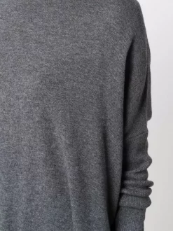 12 STOREEZ Dark Grey Pull En Laine Mélangée à Col Roulé Femme -12 STOREEZ Soldes Magasin 17446033 37145930 600