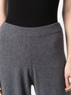 12 STOREEZ Dark Grey Pantalon Ample En Maille Femme -12 STOREEZ Soldes Magasin 17446035 37137831 600