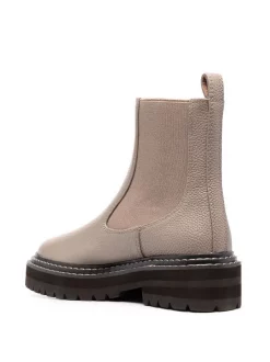 12 STOREEZ LIGHT COFFEE Bottes Chelsea En Cuir à Semelle épaisse Femme -12 STOREEZ Soldes Magasin 17569160 36617066 600