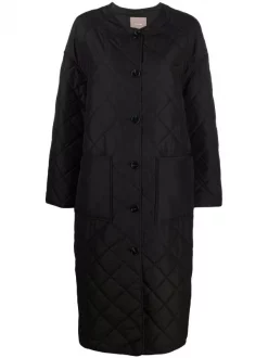 12 STOREEZ Doudoune à Design Sans Col Femme