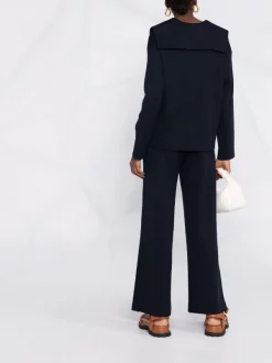 12 STOREEZ SAPPHIRE Pantalon à Design Plissé Femme -12 STOREEZ Soldes Magasin 17569551 36992961 600