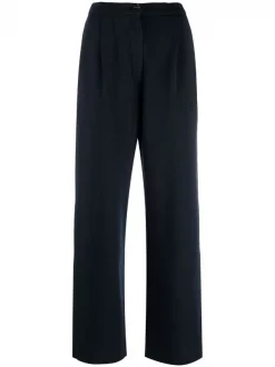 12 STOREEZ SAPPHIRE Pantalon à Design Plissé Femme