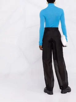 12 STOREEZ BLACK Pantalon à Taille Haute Femme -12 STOREEZ Soldes Magasin 17569552 36991692 600