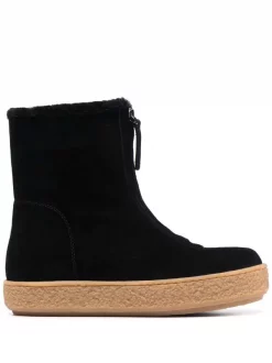 12 STOREEZ Bottines à Fermeture Zippée Femme