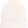 ( Nouvelle Collection ) 12 STOREEZ Bonnet Nervuré En Cachemire IVORY