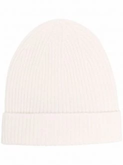 ( Nouvelle Collection ) 12 STOREEZ Bonnet Nervuré En Cachemire IVORY
